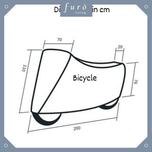 🇸🇬 [New Product Sale] Bicycle Motorcycle Cover Waterproof Dust-proof UV-Coated Outdoor/Indoor