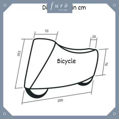 🇸🇬 [New Product Sale] Bicycle Motorcycle Cover Waterproof Dust-proof UV-Coated Outdoor/Indoor