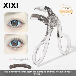 Long-Lasting Curling Eyelash Curler with Replacement Pads Wide-Angle Comb Perfect for Holiday Makeup