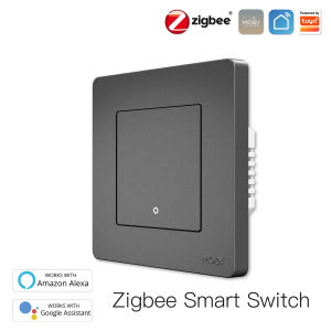 MOES New Star Ring Tuya Smart ZigBee3.0 Push Button Switch/Scene Switch Smart Life APP Remote Control Work with Alexa Google