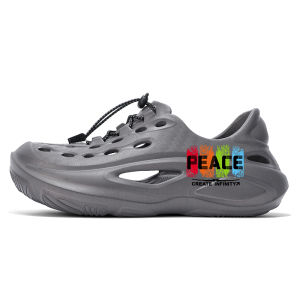 DOANGBO Mens Luminous Strap Non-slip Outdoor Towel Shoes Thick-soled Beach Sandals