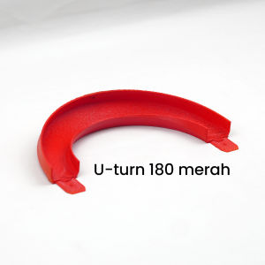 Track Mainan Hotwheels Belokan 180 derajat U Turn Custom Model 3D Printed