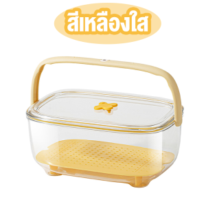 กล่องเก็บของในตู้เย็น แถมICE PACK กล่องถนอมอาหารตู้เย็น กล่องเก็บเนื้อ ภาชนะใส่อาหาร การปิดแน่นหนา