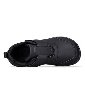 Lesvago Men Sneakers Diabetic Shoes PU Leather Waterproof Women Wide Feet Swollen Walking Shoes Thumb Eversion Adjusting Soft Comfortable Men Shoes