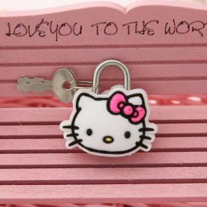 Gembok Karakter Kartun Mini Lucu Kunci Tas Koper Pengaman Safety Souvenir Motif