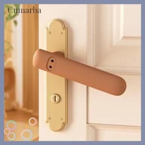[Cumarba] Silicone Door Handle Cover Anti-Slip Anti-Static Doorknob Sleeve Anti Collision Silent Kids Safety Doorknob Protector