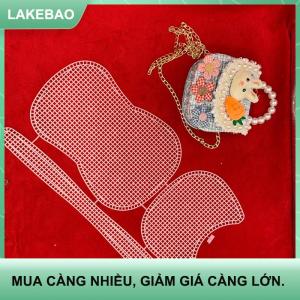【LAKEBAO】 Horseshoe phụ kiện tấm lưới dệt kim lót lưới bằng nhựa nhung