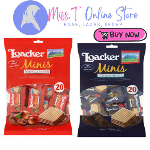 [MT] Loacker Mini Wafer Value Pack 20s | Lazada Malaysia