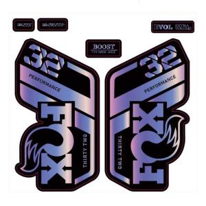 Weatherproofed Cycling Fork Decorative Sticker Peels Stick Scratch Resistant Folding Bike Part