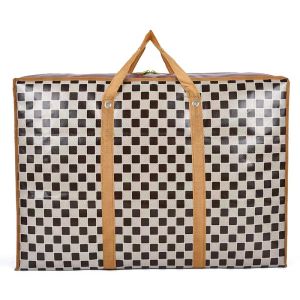 【⏰Wholesale Store】17 Styles Double Zipper Bag Thicken Eco Bag Versatile Strong and Durable Travel/Luggage/Sako Bag(Shipping Free)