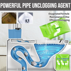 Powerful Pipe Unclogging Agent For Kitchen Drain Sink Drain Cleaner Toilet And Sewer Blocking Clean Deodorant Dredge
