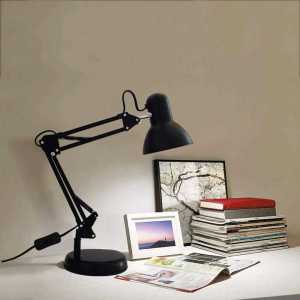 Lampu Meja Belajar LED Bracket Adjustable Warm White E27