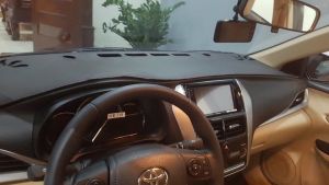 Thảm Taplo Da Carbon Cao Cấp Toyota Yaris 2018 - 2022.