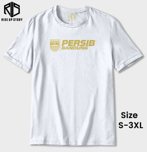 Rise Up Story Kaos Persib Bandung Style | T-Shirt Distro Katun Combed 30s Pria Wanita