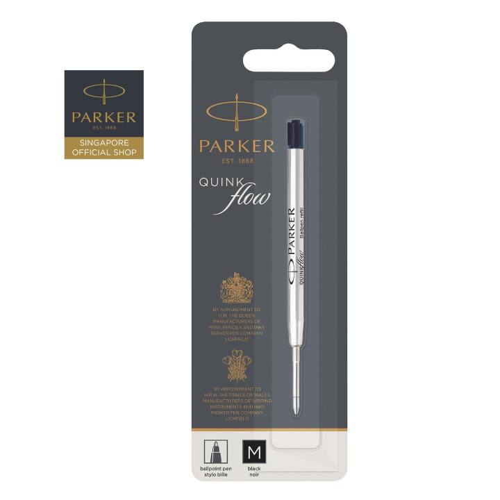 Parker Refill Quinkflow Ballpoint Medium Black Lazada