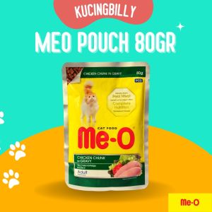 Meo pouch 80gr sachet saset makanan kucing basah me o