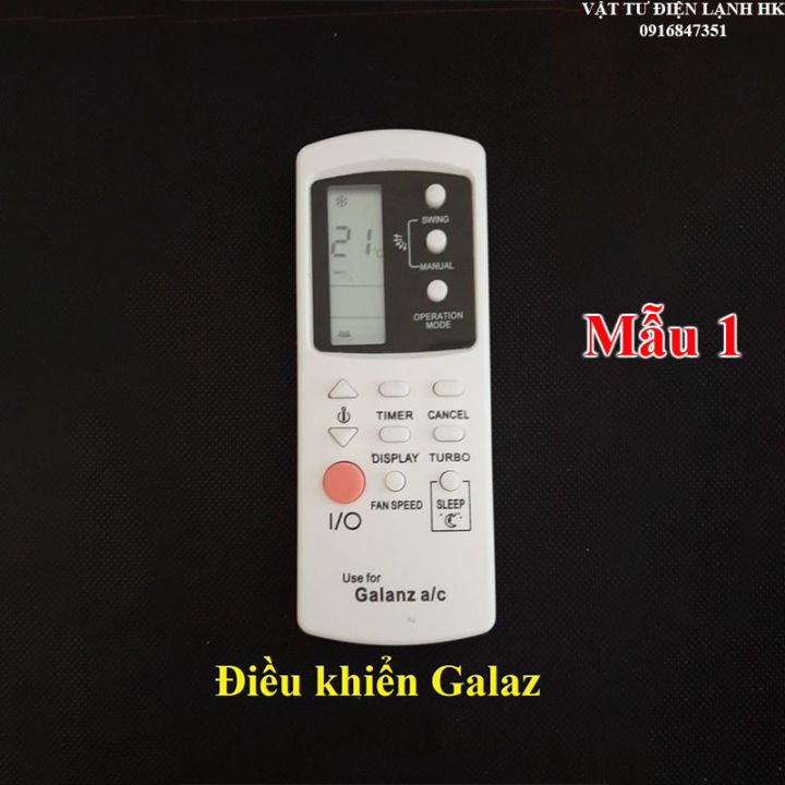 Remote máy lạnh GALANZ, điều khiển điều hòa galan Mới