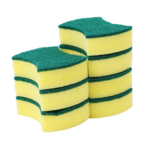 5pcs Kitchen High Density Dual-Sided Cleaning Sponges Cleaning Pots and Pans