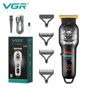 VGR V-971 Electric Hair Clipper Mens Home Carving Hair Clipper Graffiti Design Hair Trimmer Rechargeable Hair Trimmer