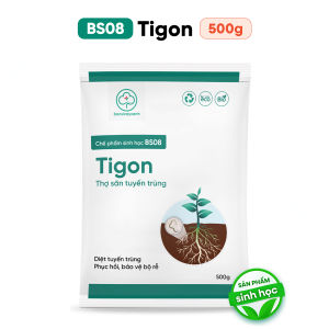 BS08 Trị Tuyến Trùng Rễ  Tigon 500g - Diệt Tuyến Trùng Phục Hồi Cây Vàng Lá - Bác Sĩ Cây Xanh