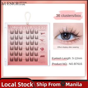 【Delivery 2-3 days】KUESICR Glue-free False Eyelashes Sunflower Cat Genie Natural Simulation Fine Stem Grafting Glue-free Lower Eyelashes Female Eyelashes