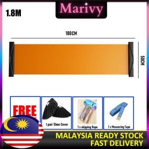 CS Mall :  1.8M  Slide Board Skate Mat Skateboard Durable Inline Speed Skating Training Home Glide Mat With GIFT ADSports F43