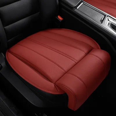Car Seat Leg Support Extension Suede Universal Leather Auto Seat Extender Leg Cushion For Driver Foam Seat Padding Mat Cover