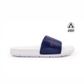 Aerostreet 39-44 Calvin Putih Navy - Sandal Selop Pria Wanita BABAA. 