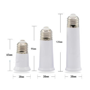 KUKE SAMBUNGAN FITTING LAMPU DOWNLIGHT BOHLAM LED BOLA LAMPU E27 SOCKET/SAMBUNGAN PEMANJANG FITING EXTENSION LAMP/HOLDER ADAPTOR