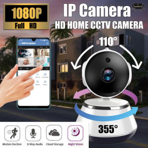 【Malaysia Ready Stock】FHD WiFi CCTV IP Camera Security Home Network Video Surveillance Night Vision Smart Indoor Baby Monitor Wireless CCTV Camera for House V380 Pro