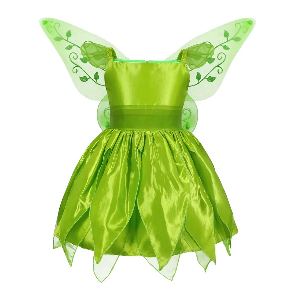 Girls Tinker Bell Costume Halloween Costume For Kids Green