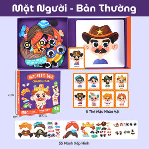 Đồ Chơi THAY ĐỒ TRANG PHỤC NAM CHÂM – LẮP GHÉP Sáng Tạo Cho Bé | Nhiều Mẫu Siêu Đáng Yêu