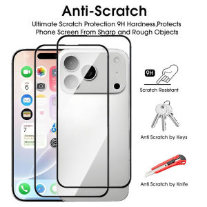 Screen Protector For iPhone 17 Pro Max 17 Pro 17 Air Tempered Glass 3D Full Cover Phone Anti-Scratch HD Film
