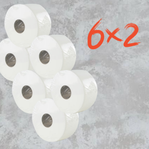 3PLY JUMBO TOILET ROLL TISSUE PAPER | TOILET PAPER ROLL | BATHROOM TISSUE | INDIVIDUAL PACKAGING (MP24)