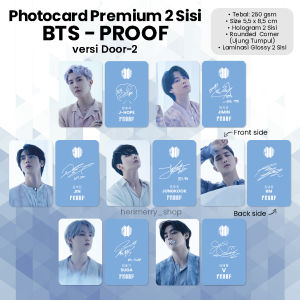 (ISI 7 PCS) Photocard BTS PROOF - Photo card Premium 2 Sisi Kartu Kpop Merch Unofficial