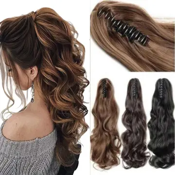 Human hair extensions pony hotsell