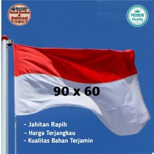 Ready stock Bendera Merah Putih ukuran 150x100CM Bahan Veles PREMIUM