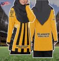 MUSLIMAH JERSEY MALAYSIA PEREMPUAN LENGAN PANJANG ( KAIN JERSEY ). 