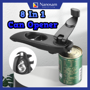 8in1 Multifunction Can Opener Kitchen Tools Kitchen Accessories Pembuka Tin Pembuka Botol Alat Dapur 開罐頭器