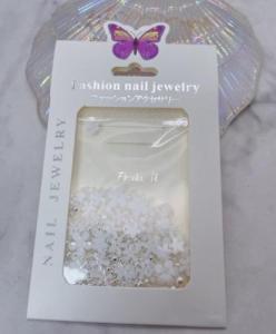 Khay charm hoa nhí 6 màu hoa bi làm nail mix 6 ô trang trí nail