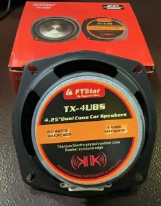 NEW FT STAR 4/5.25/6.25/6.5/8.5 Inches Audio Portable Speakers 4 Ohm 200-450W Full Range Dual Cone Multimedia Speaker DIY For MINI Videoke/Car SUBWOOFER Speaker(TX-SUB5/TX-SUB6.25/TX-SUB8.5)