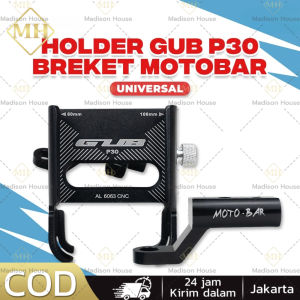 Holder HP GUB P30 Original Dudukan Motor Phone Holder Vario PCX Nmax Beat Scoopy Aerox Lexi Mio Fino