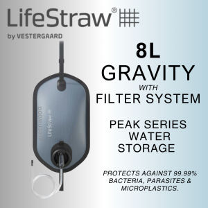 LifeStraw Peak Series Gravity 8L Filter System Water Storage ( 0.2 mircon BPA Free Durable)