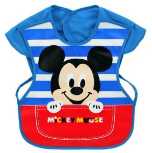 ผ้ากันเปื้อนเด็ก ผ้ากันเปื้อนกันน้ําเด็ก รุ่น พรีเมี่ยม พร้อมถาดรอง ผูกหลัง