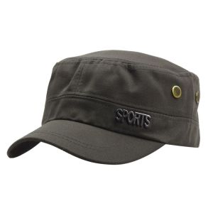 W5YR Breathable Fisher Army Hats Women Men Summer Sunscreen Bone Cap Flat Top Caps Men Cap Cadet Hat