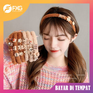 BND16 Bondu Lembut: Aksesoris Rambut Wanita Korea Desain Fashionable