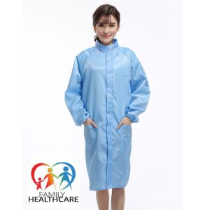READY STOCK MALAYSIAESD Smock Stripe Round Neck Zip Type Without Headcover