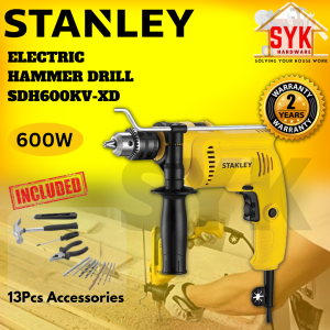 SYK Stanley SDH600KV-XD Electric Hammer Drill Concrete Machine Drill Power Tools Mesin Drill Dinding