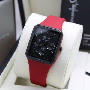 Alexandre christie AC 2744 jam tangan wanita rubber 100% garansi resmi