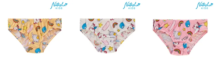 Candy Natasha Kids Girls 6 in 1 Printed Panty Underwear Pack, Babies &  Kids, Babies & Kids Fashion on Carousell